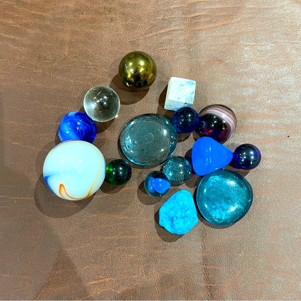 ⭐️Assorted Glass Marbles and Stones⭐️